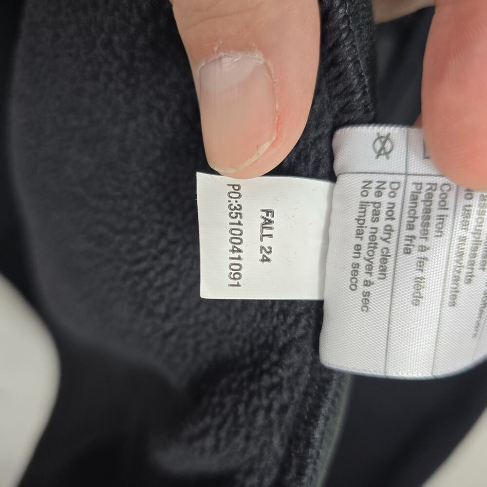Carhartt Men’s Full Zip Fleece Jacket Sherpa Fleece Black Medium Relaxed Fit - Picture 9 of 13